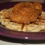 chicken and waffles